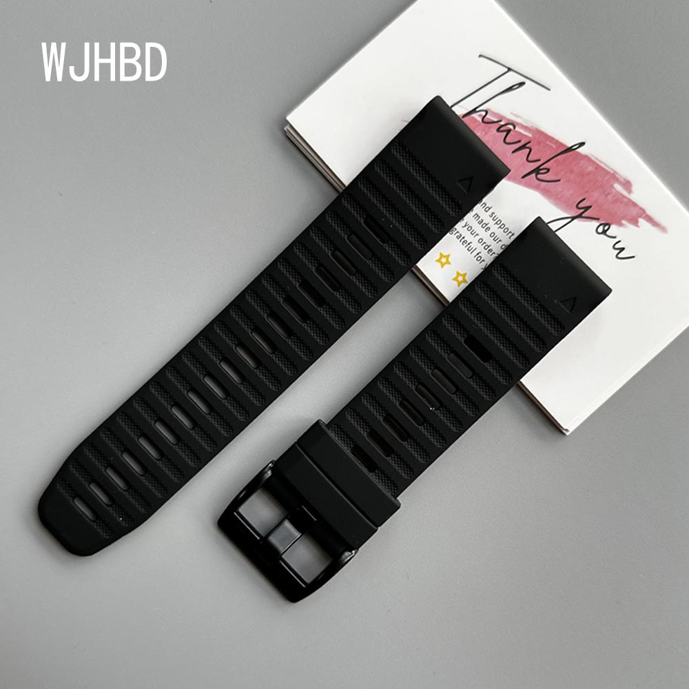 QuickFit 22mm 26mm Strap For Garmin Quatix 8 7 6 5 Sapphire Tactix 8 7 Pro Delta Bravo Silicone Band Fenix 7X 7 6X 6 5X Bracelet