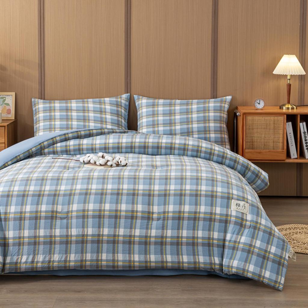 Xinjiang Katoen Dekbed: Dik, Warm, Machinewasbaar, voor Alle Seizoenen - Ideaal voor Lente, Herfst, Winter, Enkele & Dubbele Maten