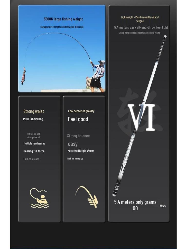 Chuanli 8s Large Fish Rod - 4th Gen Top Ten Hand Rods