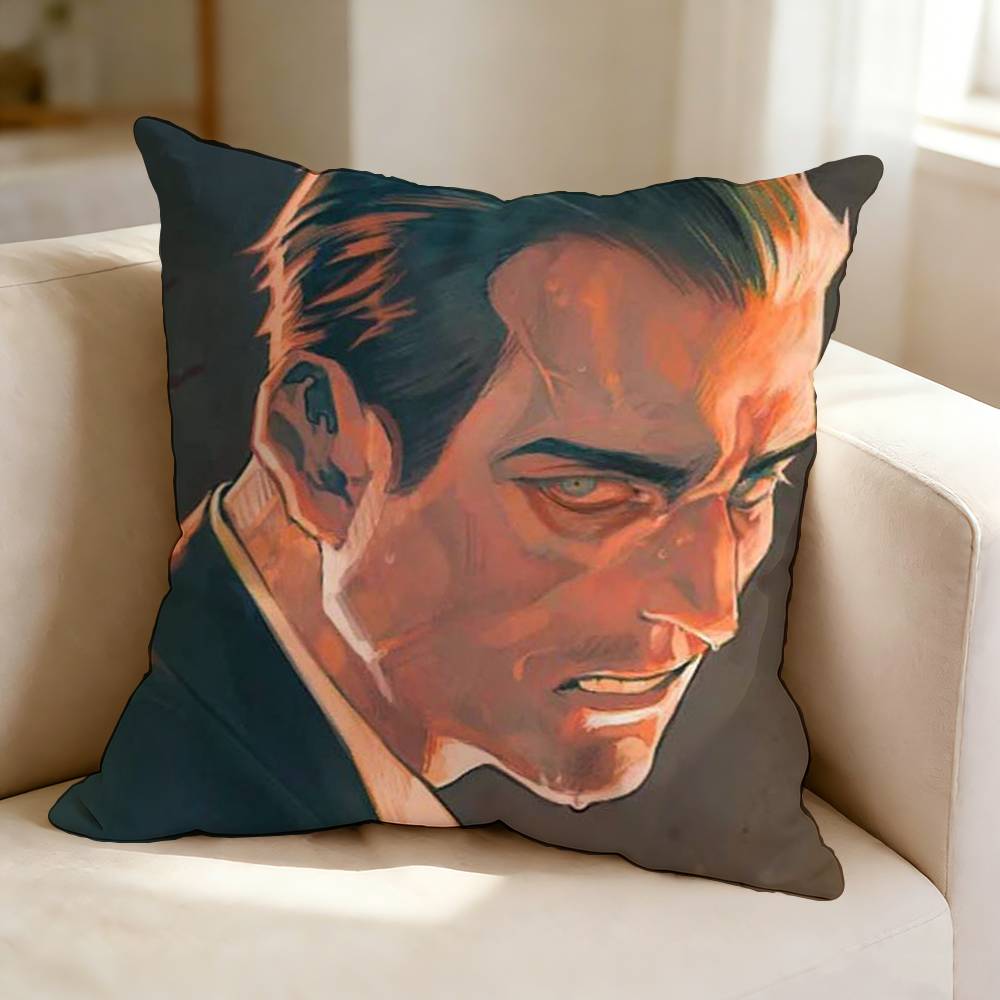 The Horror Game Series OOutlastt  Square DoubleSided Printed Pillow Case Bedroom Bedside Pillow Sofa Cushion Cover