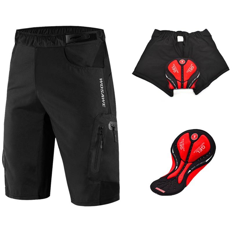 WOSAWE Mountain Bike Shorts Downhill Cycling