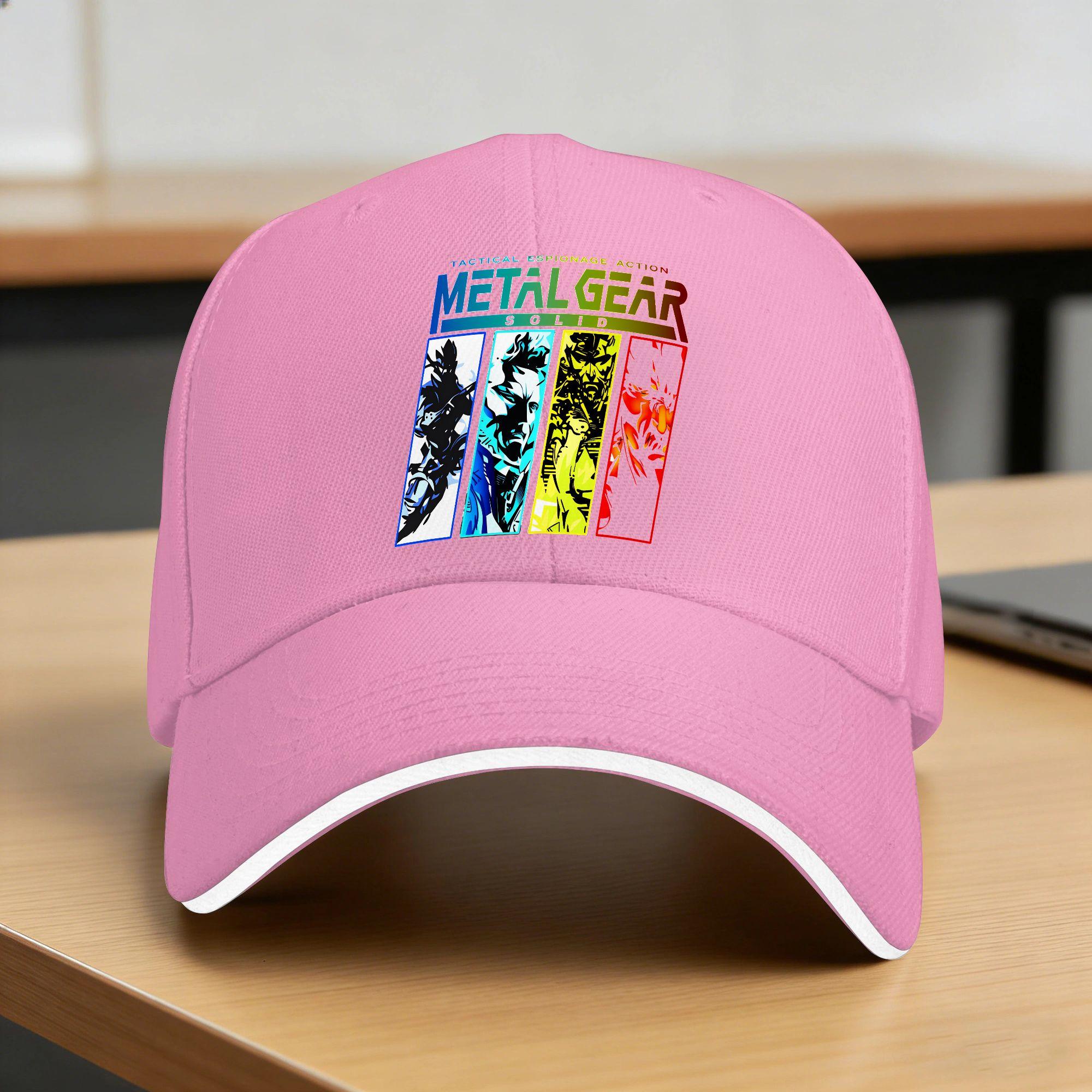 Casquette de Baseball Métal Printemps Metal Gear Solid V2 Randonnée Pêche Mode Design Soleil Hip Hop Chapeaux Unisexe Hommes Casquettes de Baseball One Size