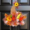 Harvest Door Fall Hanging With Sunflower Decor For Fall Festival Celebrations