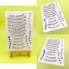 1 Sheet Clear Stamp Transparent Seal Stamp Card Making 3D Scrapbooking Paper Crafting Stamps Handmade Crafts Supplies