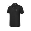 New FILA Golf Series Polo Shirt Men's Pitch Black A61M425109FBK