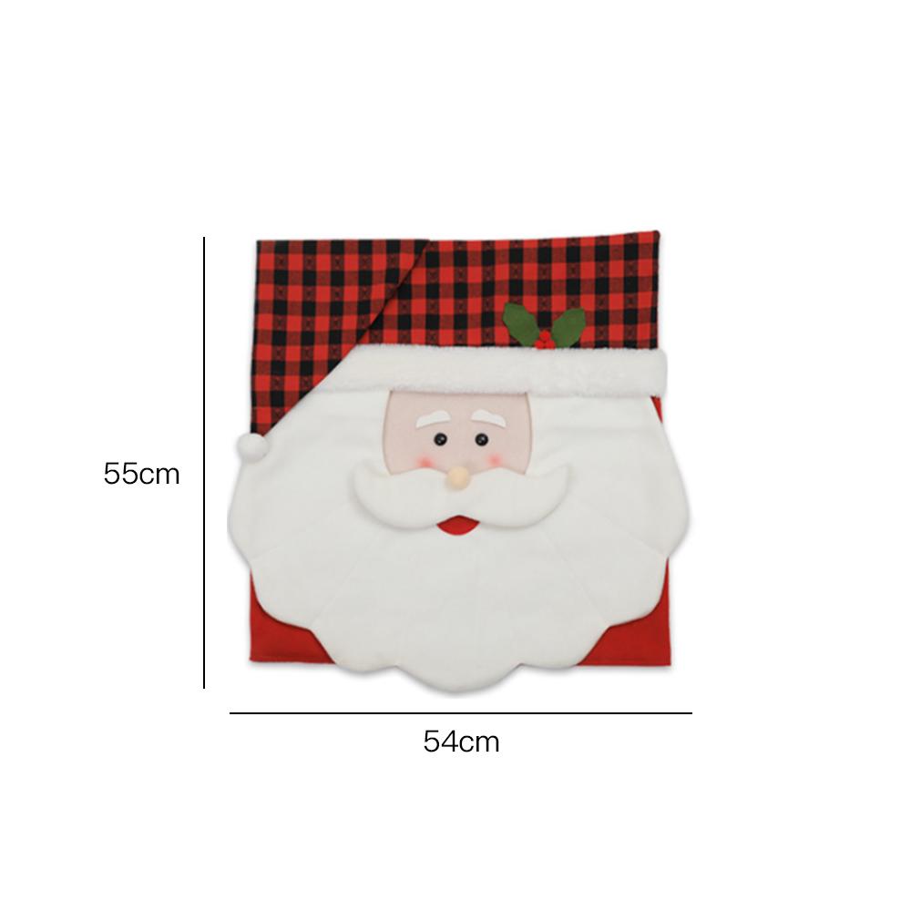 Xmas Mr&Mrs Santa Claus Red Hat Christmas Dinner Chair Back Cover Set Decor Gift Xmas Mr&Mrs Santa Claus Red Hat Christmas Dinner Chair Back Cover Set Decor Gift