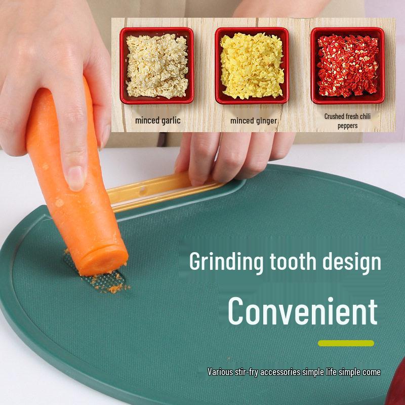 Anti-Mold Rotatable Plastic Cutting Board with Stand