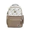 High-value schoolbag female student large-capacity Mori printed backpack cute junior high school student spine protection student backpack