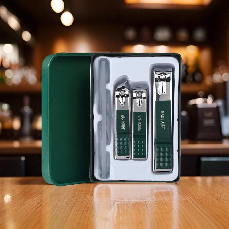 

Nail Clippers & Scissors Set - Premium Quality Anti-Splash Manicure Tools