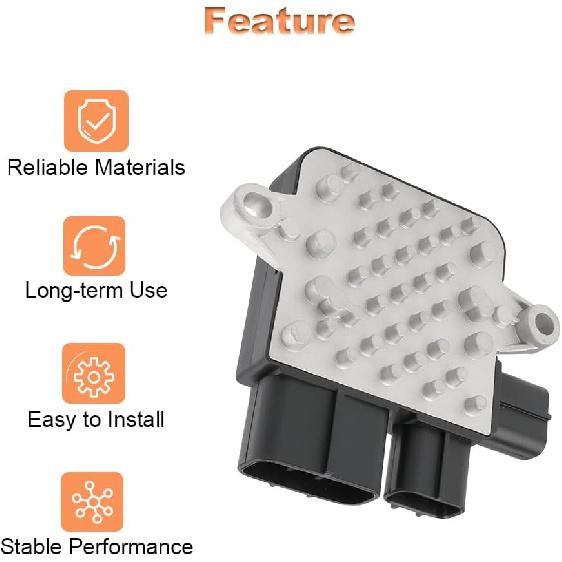 Radiator Cooling Fan Control Unit Module Compatible with Mazda 6 2003-2007 MPV 2002-2005 Mitsubishi Lancer 2002-2007 Outlander 2003-2006 Replacement