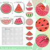 Seajan 60 Pcs Watermelon Bulletin Board Cutouts Decorations Summer Watermelon Paper Cutouts Accents for Kids Home School Chalkboard Classroom Decor