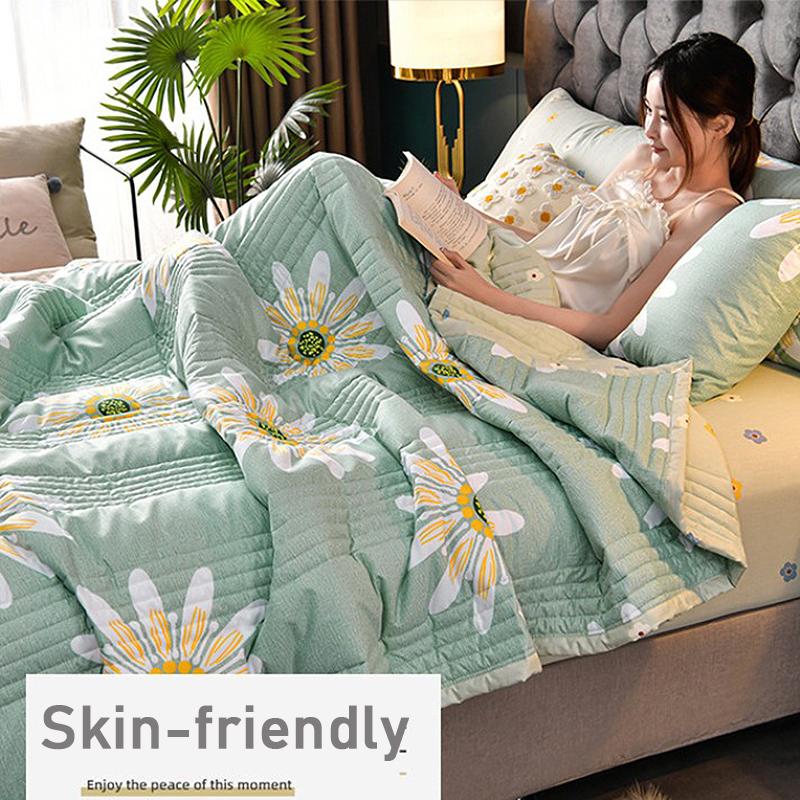 Klimatizačná prikrývka šetrná k pokožke Jednolôžková Dvojlôžková letná chladivá prikrývka na jar a na jeseň Tenká prikrývka