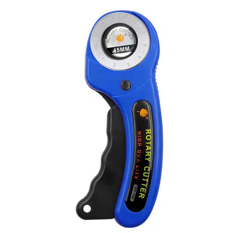 45mm Leather Rotary Cutter: Patchwork Knife & Fabric Cutter with Blades