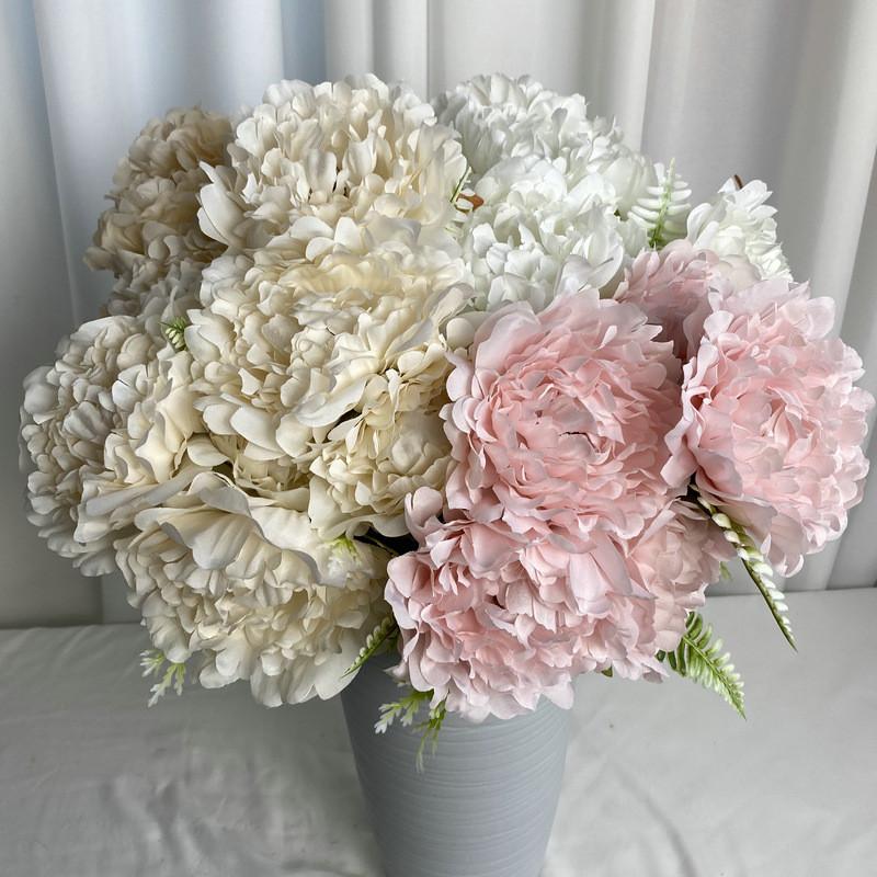 Peony Flower Artificial Wedding Centerpiece For Home Decor And Photography Prop