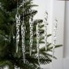Transparent Icicle Christmas Tree Ornament Pendant Decoration
