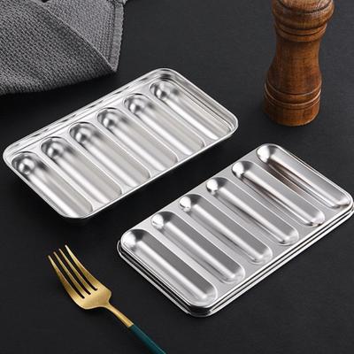 6-in-1 Worstmaker RVS Vorm DIY Hond Handgemaakt Ham Worst Vorm Keuken Maken En Gekoelde Hond Tool