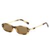 Retro Tortoise Shell Small Frame Rectangular Women Sunglasses  Brand Leopard Print Leg Design Casual Men Sun Glasses Uv400