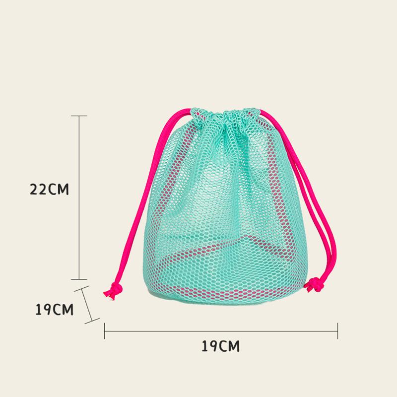 1 Stück Nylon-Netz-Kordelzug-Aufbewahrungstasche Mehrzweck-Reise- & Outdoor-Aktivitäten-Tasche Für Digitale Produkte Kosmetiktasche