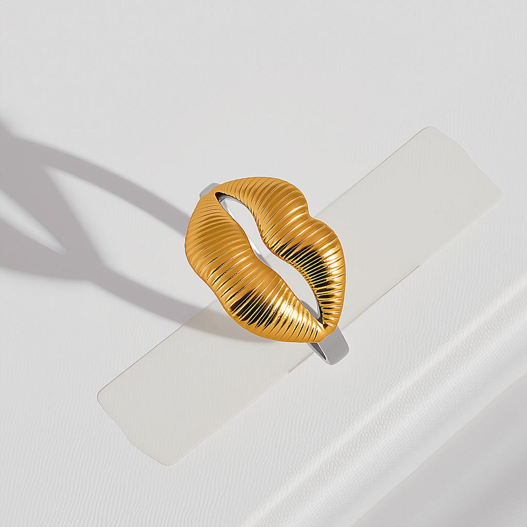 Fashion Geometric Rings for Women Gold Silver Color Stainless Steel Adjustable Ring Wedding Party Fashion Christmas Jewerly Gift