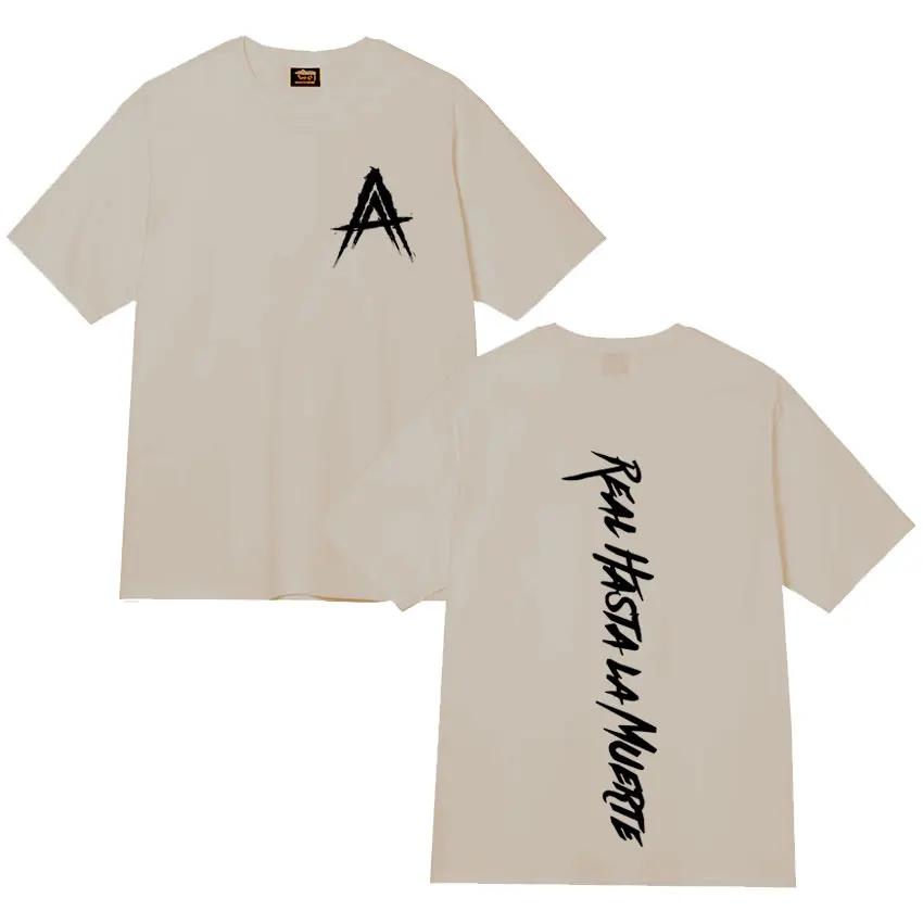 Rapper Anuel AA Real Hasta La Muerte T-shirt Harajuku Fashion Short Sleeve T Shirt Mens Women High Quality Sports Tshirts