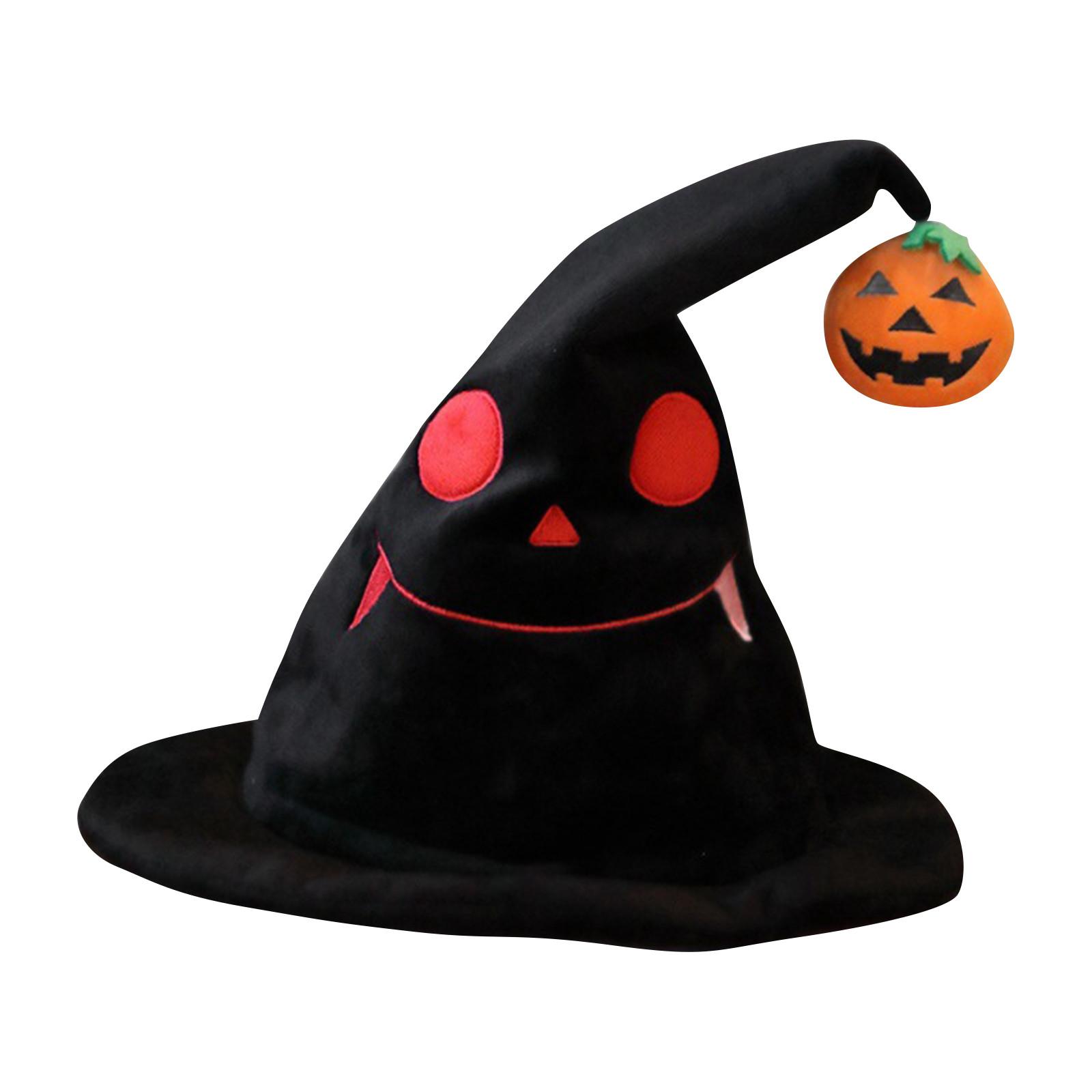 

Шляпа на Хэллоуин Маленькая шляпа дьявола Милый призрак Реквизит Украшения Плюшевая игрушка One Size чёрный