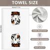 Halloween gift towel holiday decorations microfiber kitchen towel special dish towel rag
