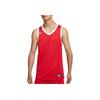 Nike Dri-Fit Crossover Wygodna Szybkoschnąca Codzienna Kamizelka Koszykarska Męska Top Uniwersytecka Czerwień Biały HF0500-658