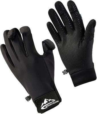 Pescuit Protectie Frig Pescuit Protectie Frig Finger Smartphone Ergonomic Half Finger Pescuit în aer liber Sea River Unisex Black Finger Manus,