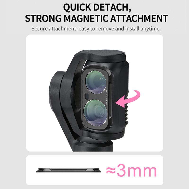 For Insta360 Luna Ultra Magnetic Lens Filter Uv Cpl Vnd Nd2-32 1/4 Black Mist Night Filter Vlog Filter Kit Camera Accessories