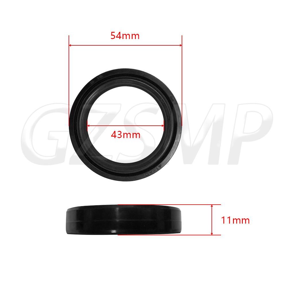 43x54x11 Front Fork Oil Seal Dust Cover Fit for BUELL 1200 Firebolt XB12R 2004-2009 XB9R 2003-2007 Lightning XB12 Ss
