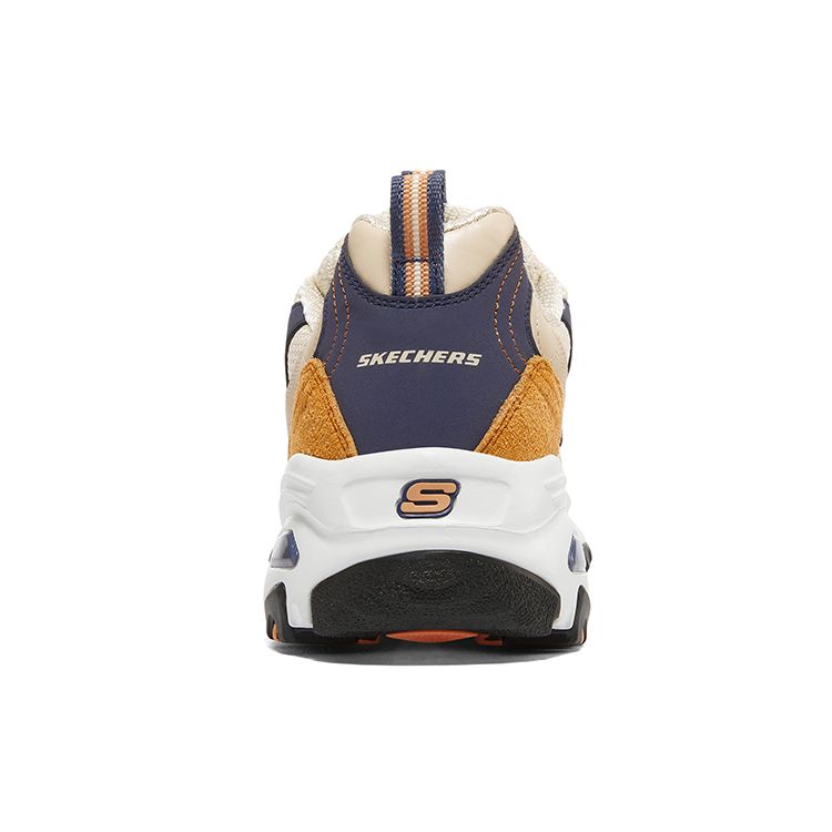 Skechers D'LITES 1.0 Women Panda Shoes Caramel Chestnut Beige Brown Low Top Dad Shoes 13167-TNV