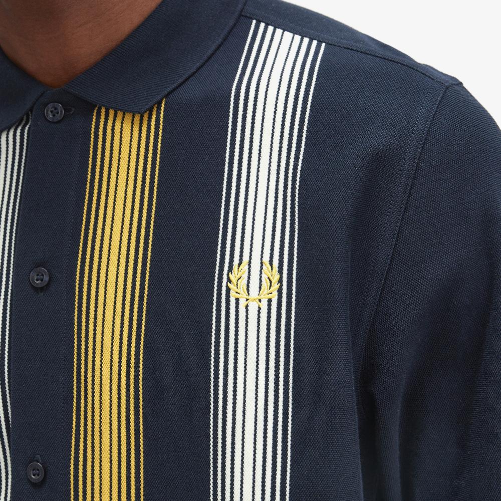 Fred Perry [Sharp] Ombre Stripe Long Sleeve Polo Shirt (608) Afpm243M545-608