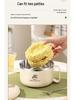 304 Stainless Steel Noodle Bowl with Lid: Large Capacity, Water-Draining for Dorm, Office, or Canteen