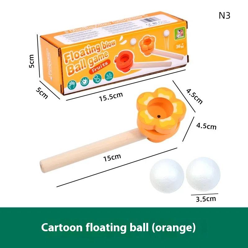 

Wooden Cartoon Animal Suspension Ball Blower Children S Early Education Puzzle Parent-Child Games Training Lung Capacity Toys