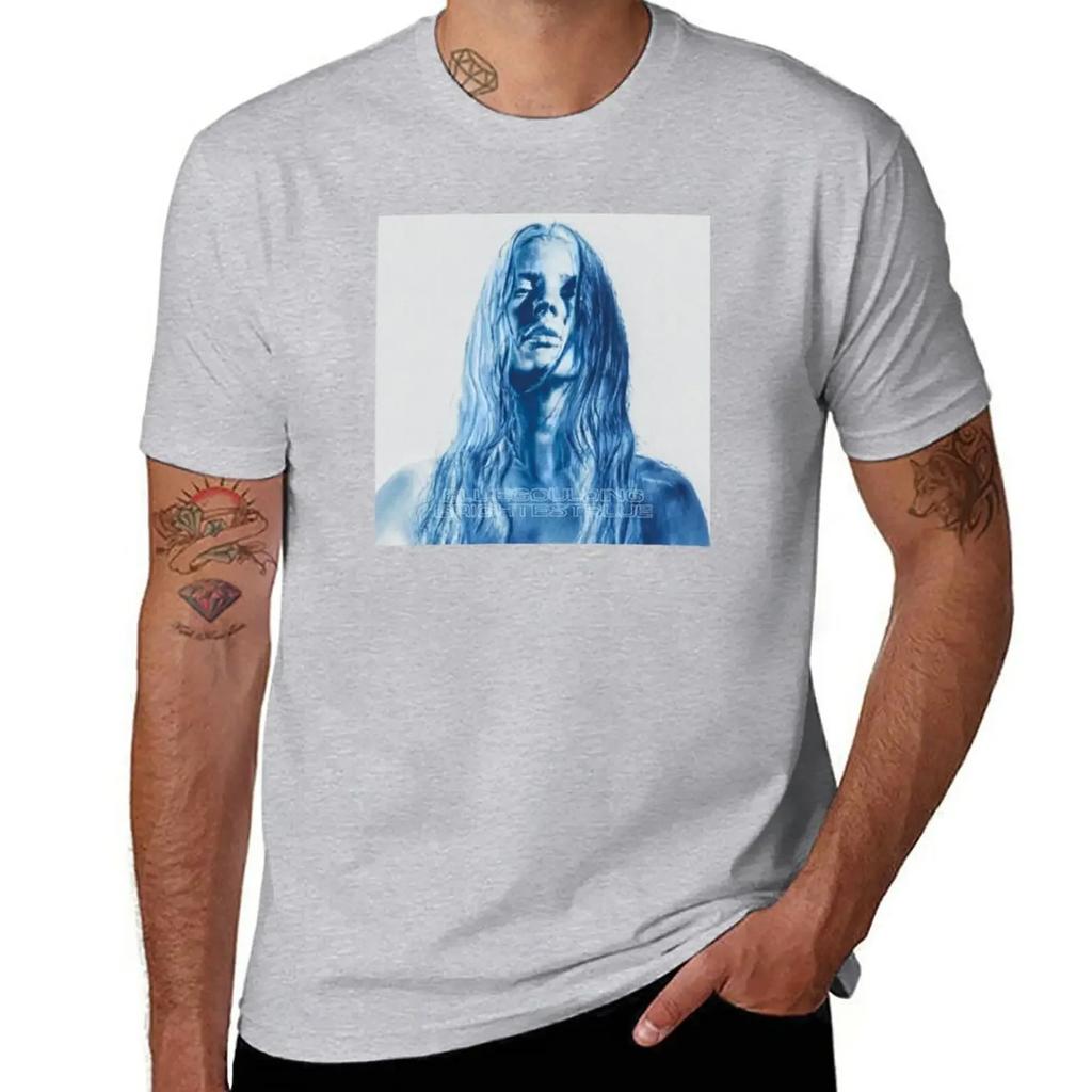 Ellie Goulding - Brightest Blue T-Shirt Aesthetic clothing plain customs design your own Men's clothing