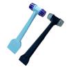 Double Face Tap Rubber Hammer Multifunctional Glazing Window Beads Hammer with Crowbars Rubber Mallets Hammer Hand Tool