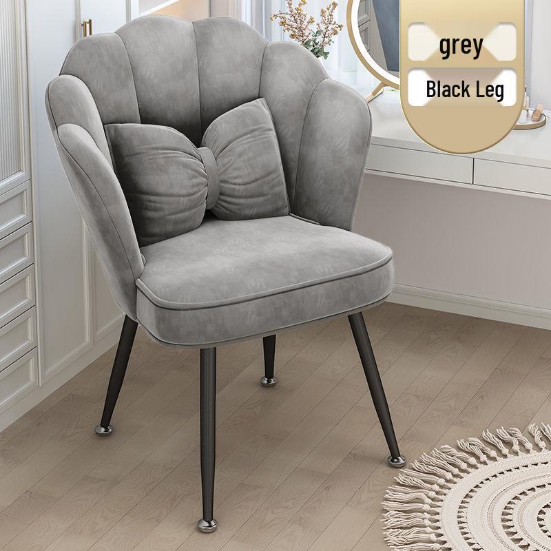 Nordic Petal Backrest Chair for Dining, Bedroom, or Vanity