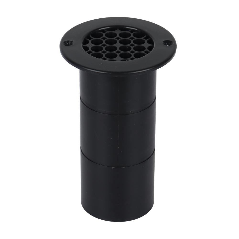 Caravan Motorhome Gas Drop Out Round Floor Vent Black 75mm X 120mm Campervan RV Camper Parts Accessories