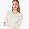 Lacoste Women's Slim Fit Rib Knit Crew Neck Cardigan AF2560-54N70V