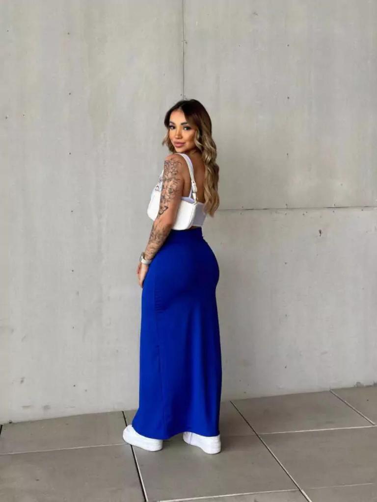 Hot-Selling Multi-Color Bodycon Long Dress with High Side Slit - New European & American Style Women's Clothing