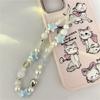 INS Star Pearl Beads Phone wrist Srtap Chain Trendy Pendant Universal Accessories Bracelet Hanging Rope For Girl Pendant
