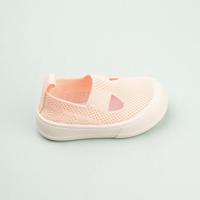 Anti-slip Shoes with Soft Soles, Girls  Thick-soled Shoes 20 розовый