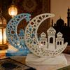 Moon Mosque Display Stand Resin Mold,Features a Hollow out Star and Sun Design for Handicrafts,Home Decor,Ramadan,Eid Gifts
