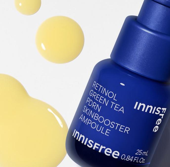 Retinol & Green Tea PDRN Skin Booster Ampoule for Firm, Smooth Skin