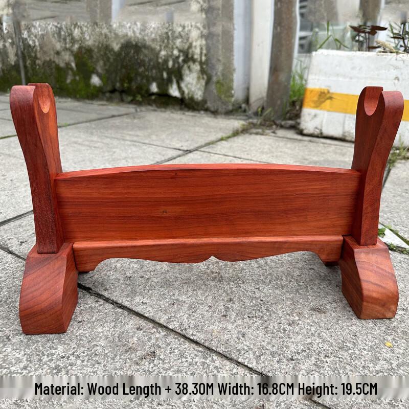 JINGGENG Solid Wood Sword and Instrument Display Stand