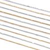 1m Edelstahl Handgefertigte Ketten Gold/Stahl Farbe Flache Ketten für DIY Halskette Armband Fußkettchen Schmuckherstellung Kette