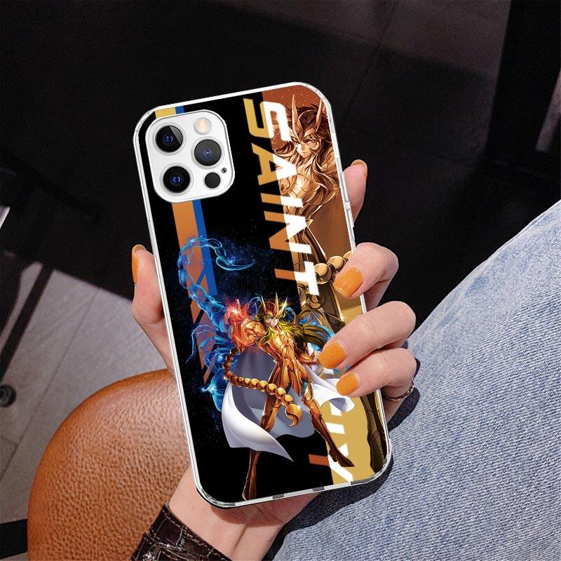 

Anime Saint-Seiya Phone Case For iPhone 17 Air 16 Pro Max 16E 15 + 14 Plus 11 12 13 Mini 7 8 SE Gift Print Cover Fundas 16 Pro M iPhone 15 Pro