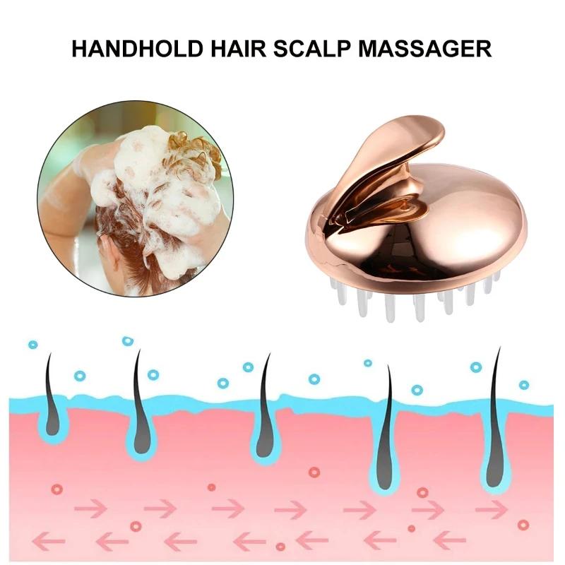Shampoo Brush Silicone Scalp Massager - Hair Washing Comb, Relieve Fatigue, Bath SPA Relax, Shower Hair Salon Hairdressing