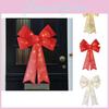 Large Illuminated Christmas Bow Decorative Wall Hanging Led Accent For Holiday Cheer