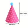 11pcs Colorful Mini Party Hats for Stuffed Animals Pet- Assorted Birthday Hats for Dolls Dogs Cats Rabbits Puppies Pet Toys